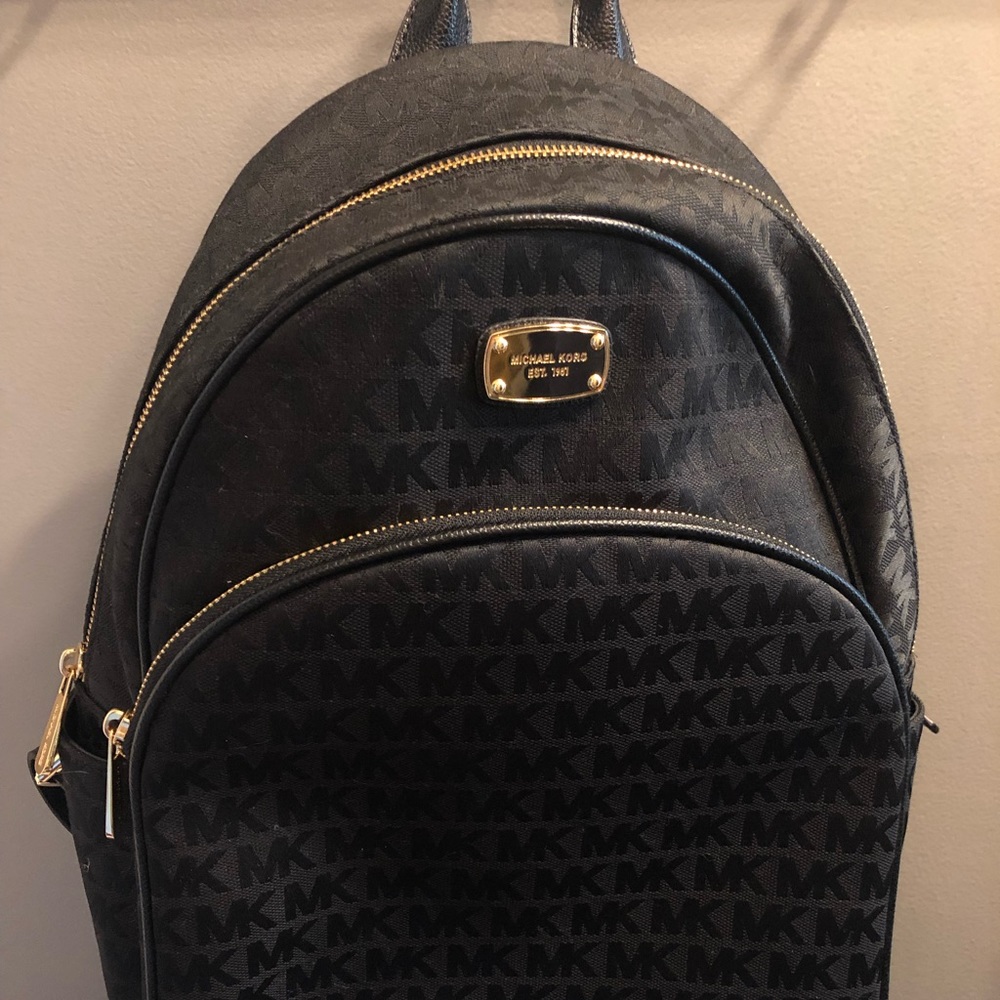 Black Michael Kors backpack